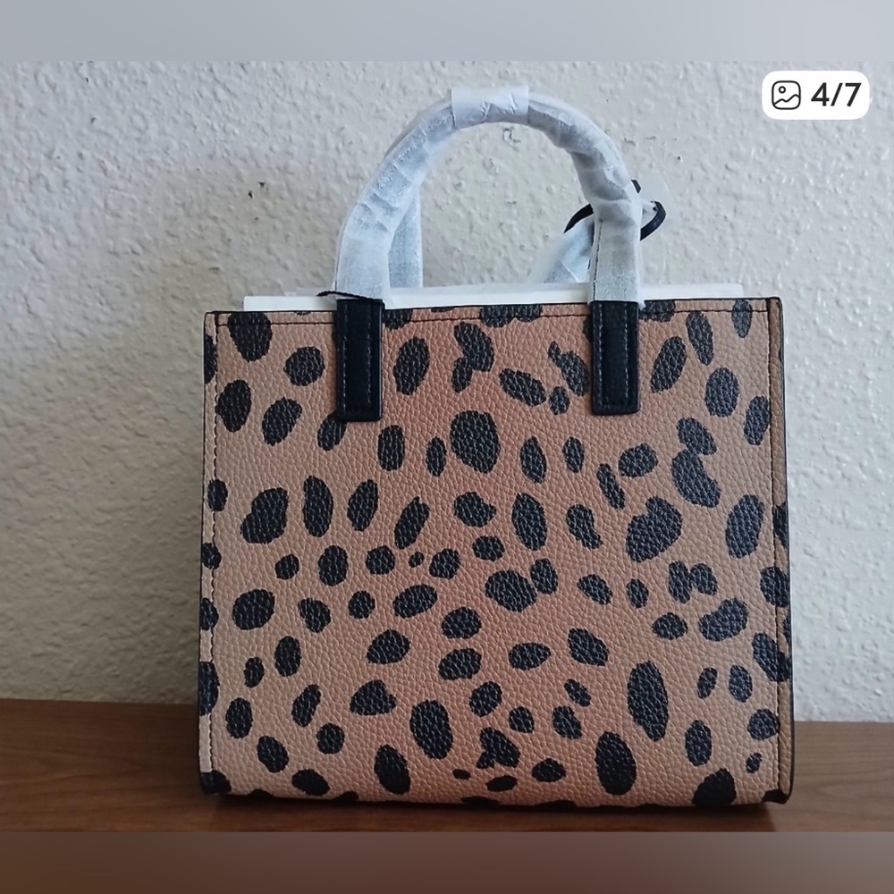 Marc Jacobs Bold Mini Grind 2WAY mini tote bag in cheetah print leather - Picture 4 of 7